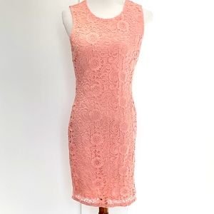Sleeveless Peach Dress Size Small